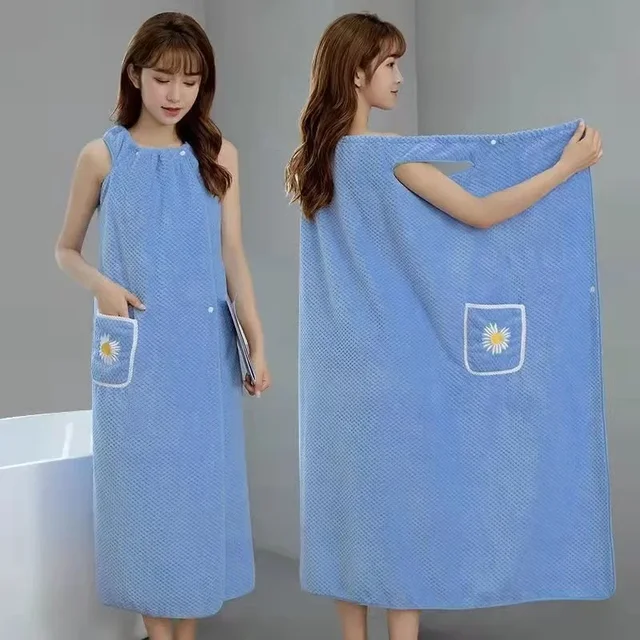 Wearable Bath Towel Wrap 5