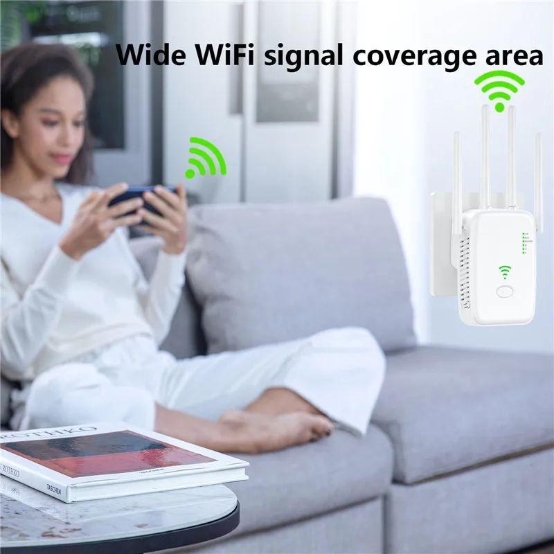 Wi-fi repetidor 300mbps 2.4g, amplificador de rede