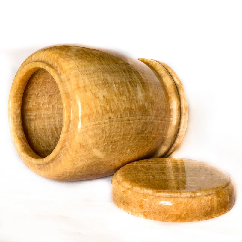 Cultural Cremation Marble Urn Funeral Accessories