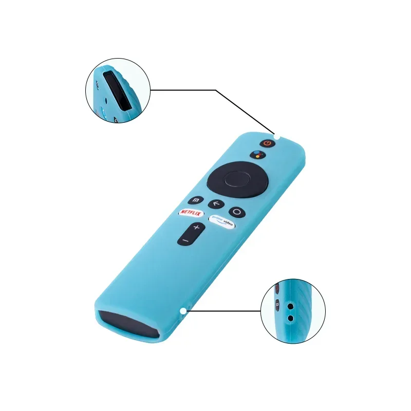 Silicone Remote Case For Xiaomi Mi TV Box S Remote Control Cover Shockproof Protector For Mi TV Stick 1080P