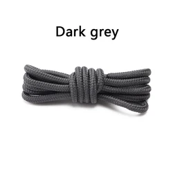 Durable Polyester Classic Round Shoelaces for Sneakers and Boots - Various Lengths, 1 Pair with Free Shipping (Dark gray)