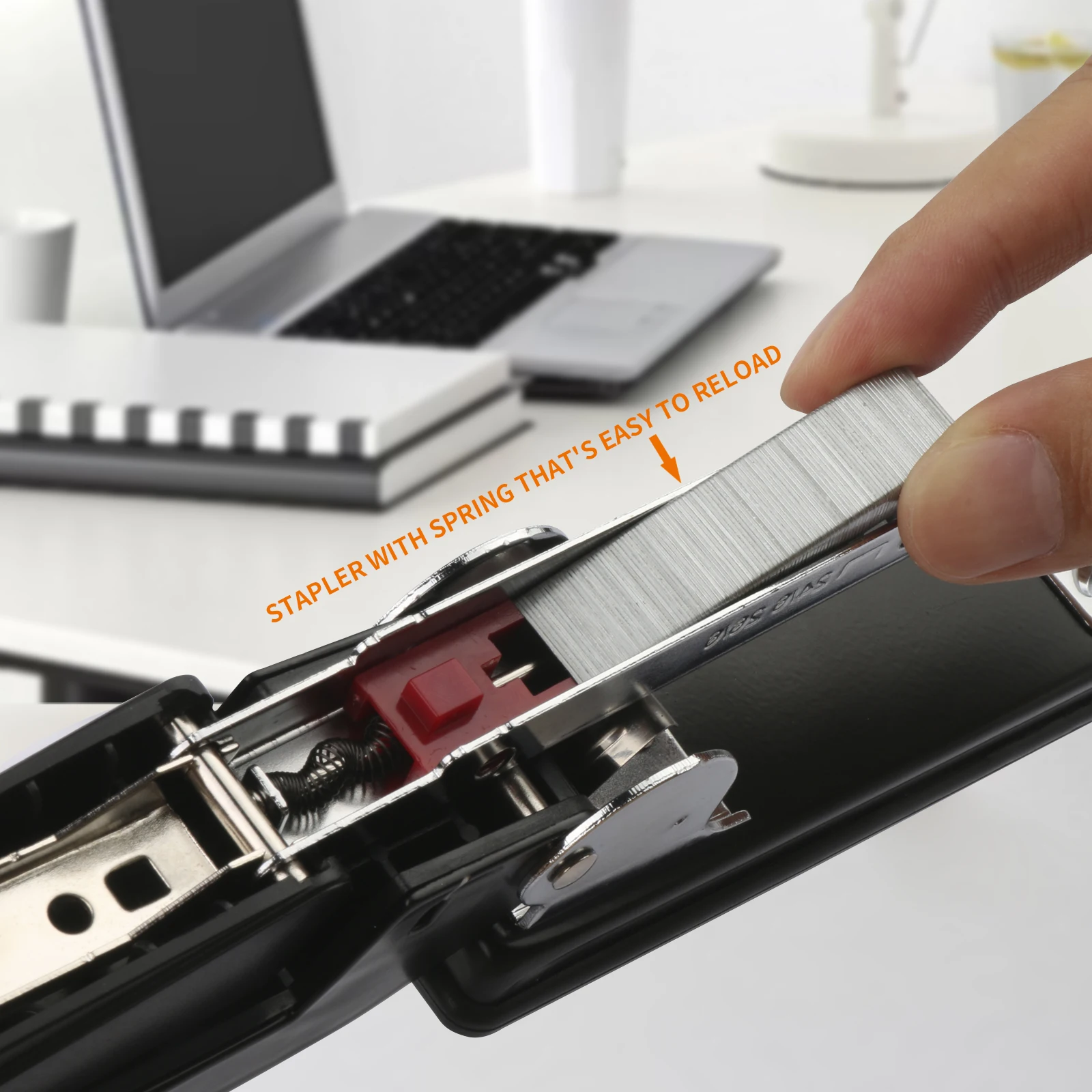 Eagle 360 Rotatable Metal Heavy Duty Stapler Swing-Arm Swivel Fit for Booklet Stapling School Office binding Supplies push stapler hand stapler metal stapler rotary stapler rotatable stapler