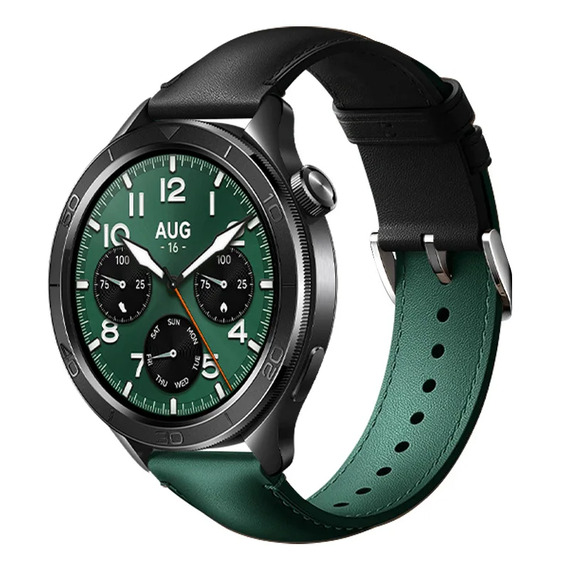 Soft Leather 22mm Sport Watchband - Premium Strap