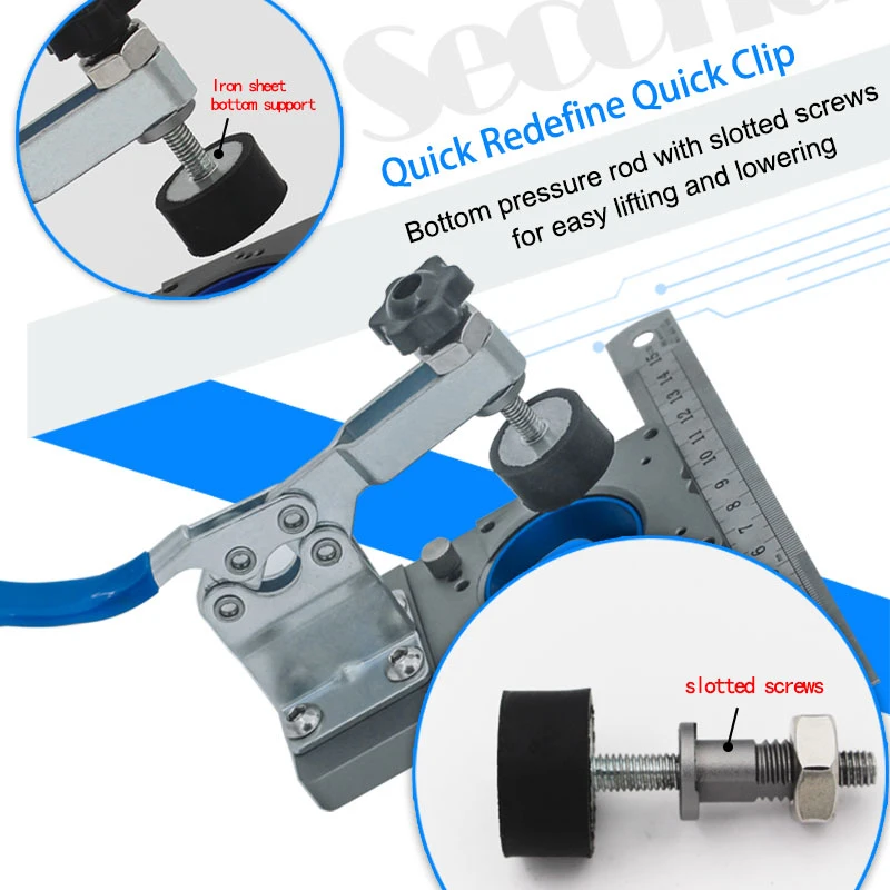 목공 구멍 드릴링 가이드 로케이터, 고정장치 목재 구멍 오프너 템플릿, 문짝 캐비닛 도구 세트, 35mm 힌지 보링 지그