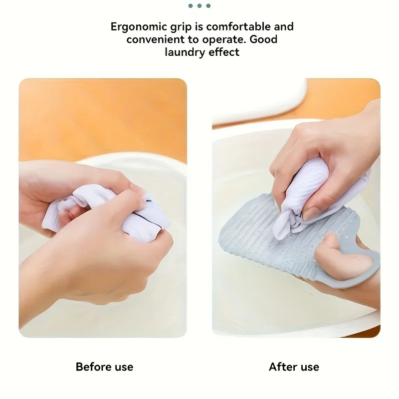 5pcs Portable Mini Laundry Board-Foldable Hand Wash Clothes Cleaner
