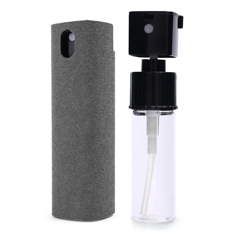 2In1 Mobile Phone Screen Cleaner Spray Bottle Set Ipad Computer Microfiber Cloth Wipe for IPhone Huawei Screen Dust Removal Wipe