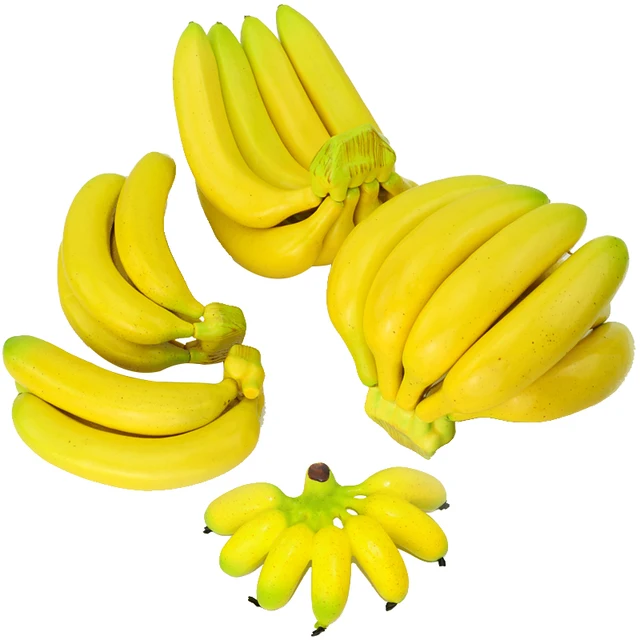 Simulation Bubble Big Banana Fruit Model Table Display Home Decoration Food Toys Plastic Crafts Props