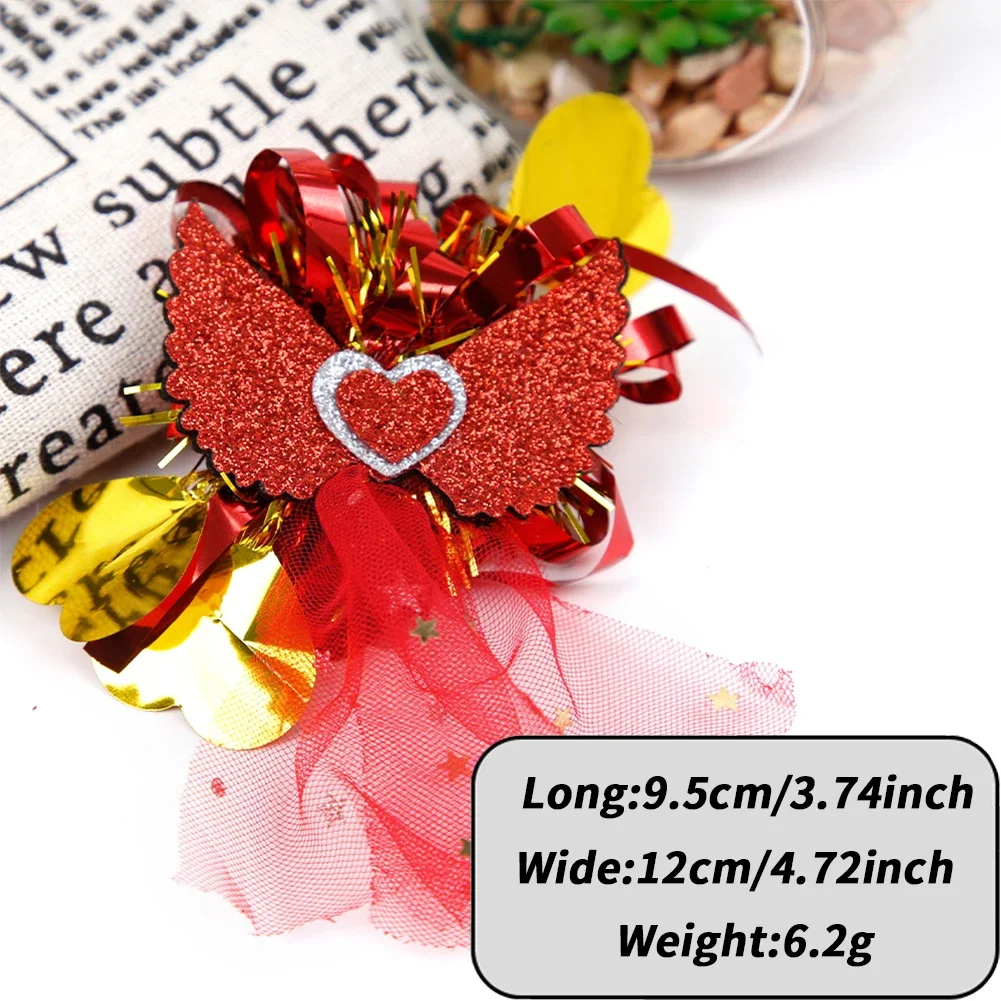 

Valentine's Day Dog Bowties Hair Clips Bling Sweet Love Heart Hairpins Fashion Pets Dogs Cats Grooming Accessories