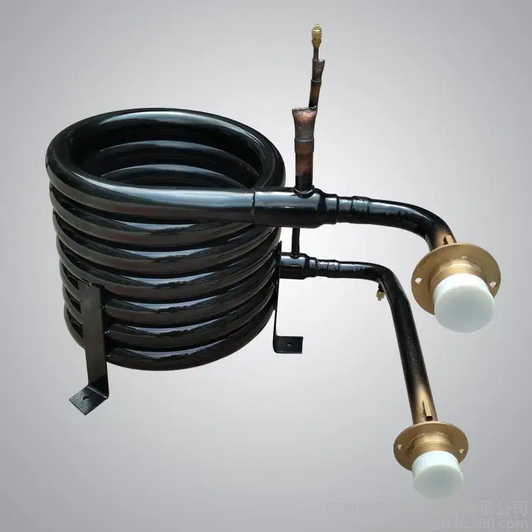 

Heat exchanger tube to tube for heat pump water heater
