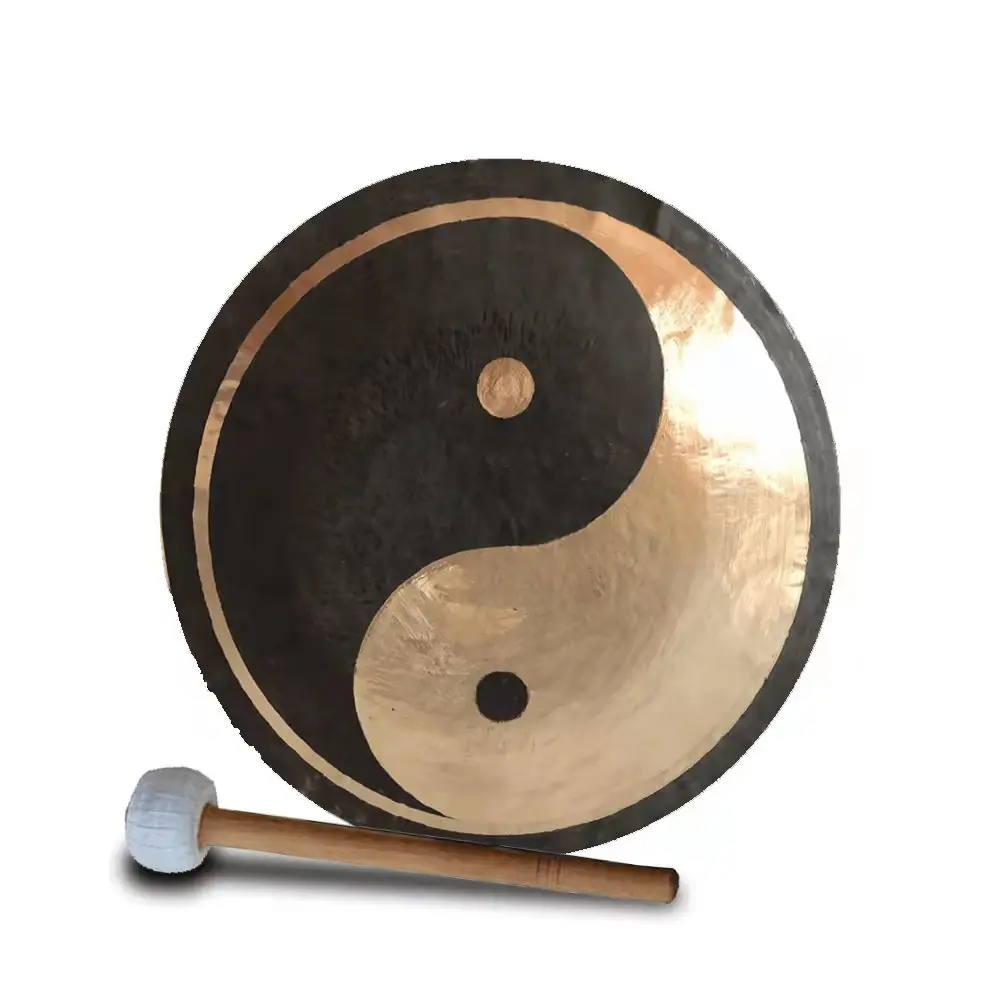 Arborea 14" Wind Gong 35cm Deep wave/Lotus/Taichi/Sun/Eclipse Feng gongs Gong Healing Best Choice chinese gong instrument