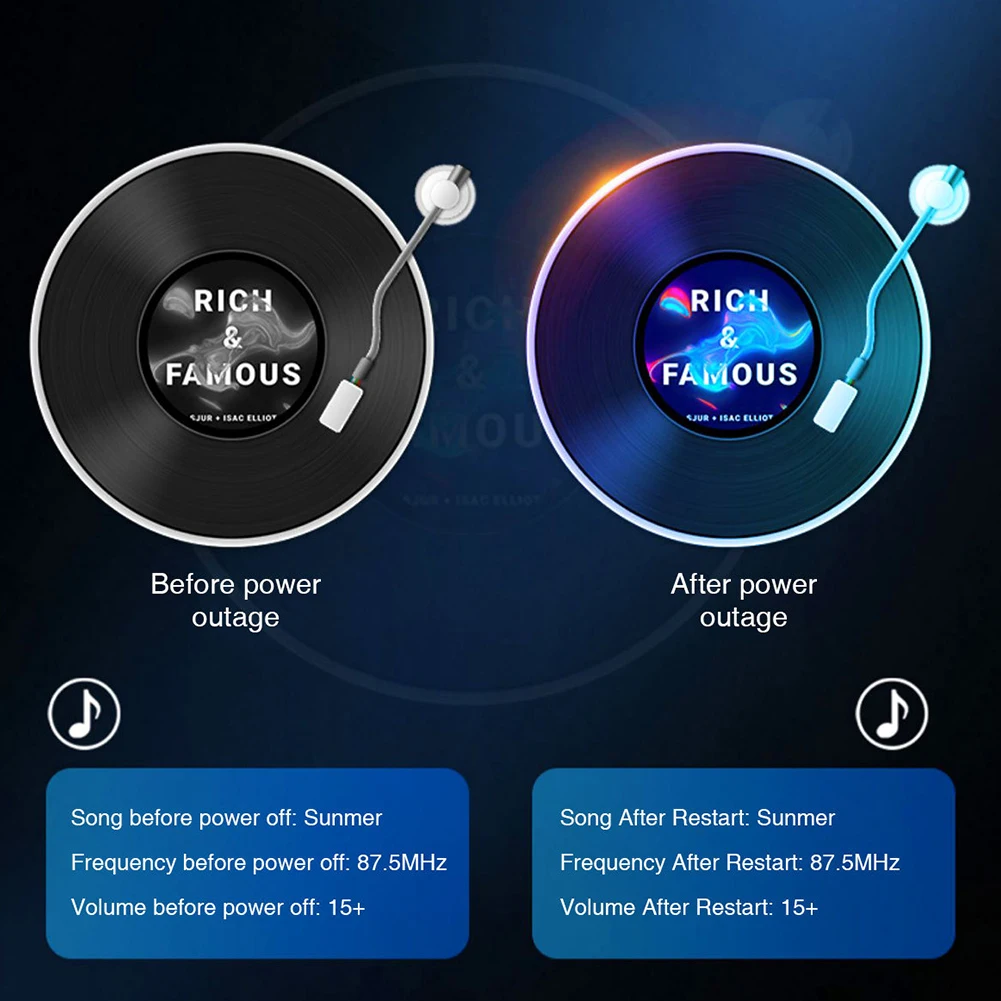 FM Transmitter Support TF Card U Disk Car MP3 Player Dual USB Type C Car Charger Cell Phone Charging Hands Free Wireless Car Kit