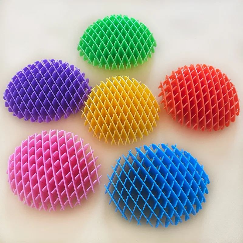 Scalable 3D Deformed Worm Elastic Net Fidget Toys Reduce Pressure Toy Deformation Worm Portable Stretchy Squeeze Toys