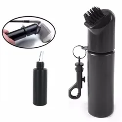 Deluxe Golf Club Cleaner Brush with Carabiner and Groove Sharpener - Premium Golf Sports Accessory (Water Spray Brush)