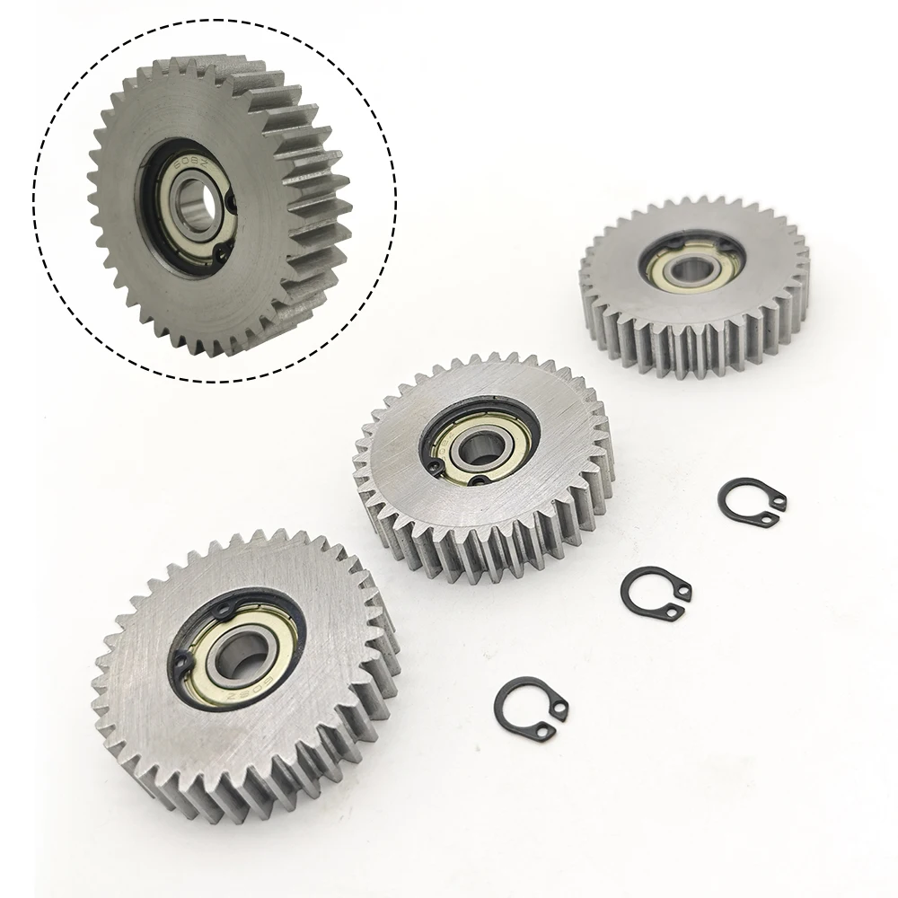 E-Bike Steel Planetary Motor Gears - 3-Pack, 36T, High-Durability Electric Scooter Power Transmission Gears