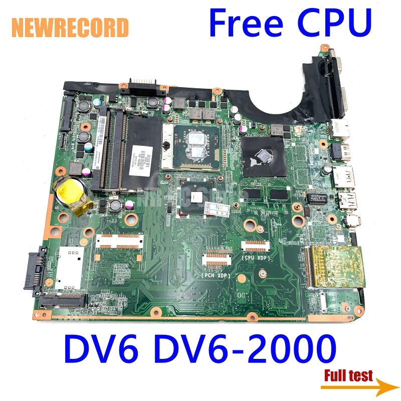 

For Hp Pavilion DV6 DV6-2000 DA0UP6MB6F0 580976-001 600816-001 Laptop Motherboard PM55 DDR3 GT210M Free CPU Main Board