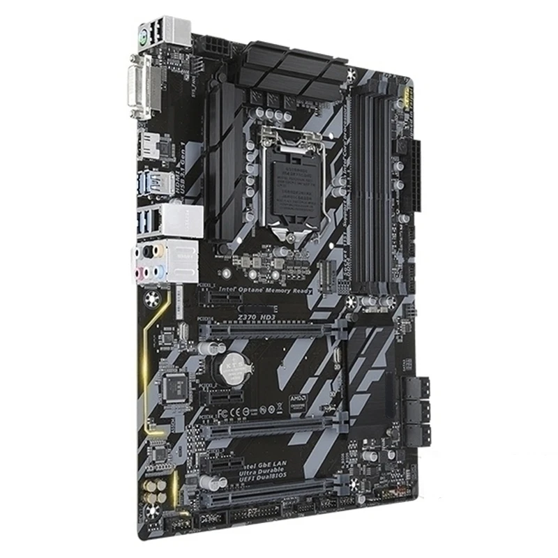 Intel Core i7-8700 & GIGABYTE Z370 HD3美品 NEW Gigabyte GA-Z370 HD3 Z370 HD3 Motherboard LGA1151 DDR4 Z370