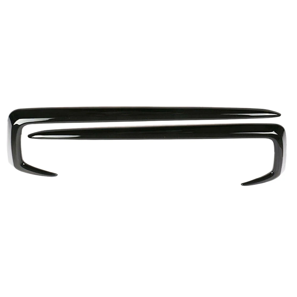 

2 шт., глянцевая черная внешняя передняя противотуманная лампа, обшивка для Honda Civic 2019-2020