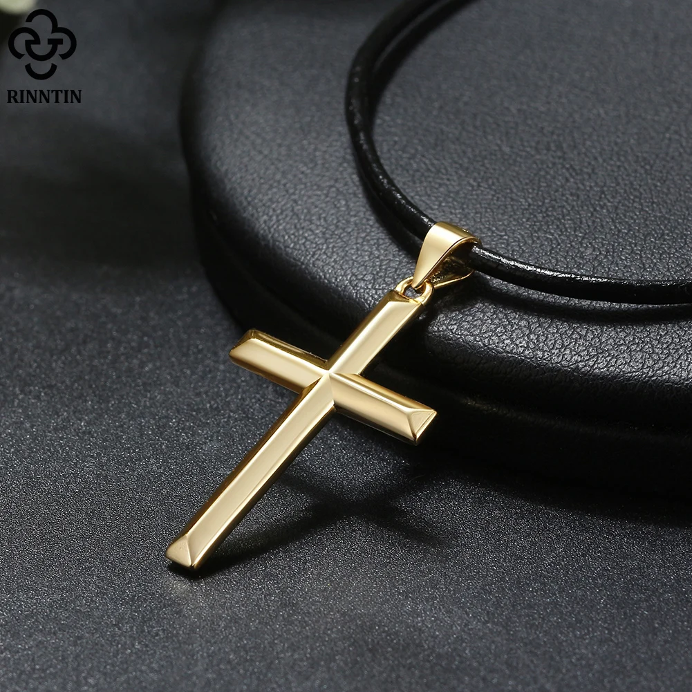 Silver necklace charms pendant necklace silver necklace silver pendant 925 Sterling Silver Simple Cross Pendant for Women Men Fashion Christian Religious Jewelry Chain Gift
