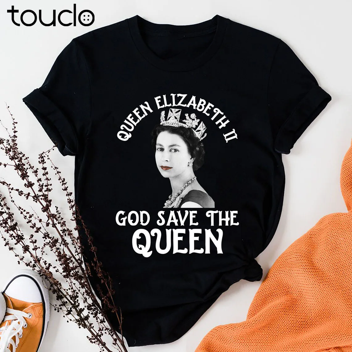 Elizabeth Ii Queen God Save The Queen Shirt Rip Elizabeth Queen 1926-2022 Camicia Rip Queen Shirt Xs-5Xl Regalo Personalizzato