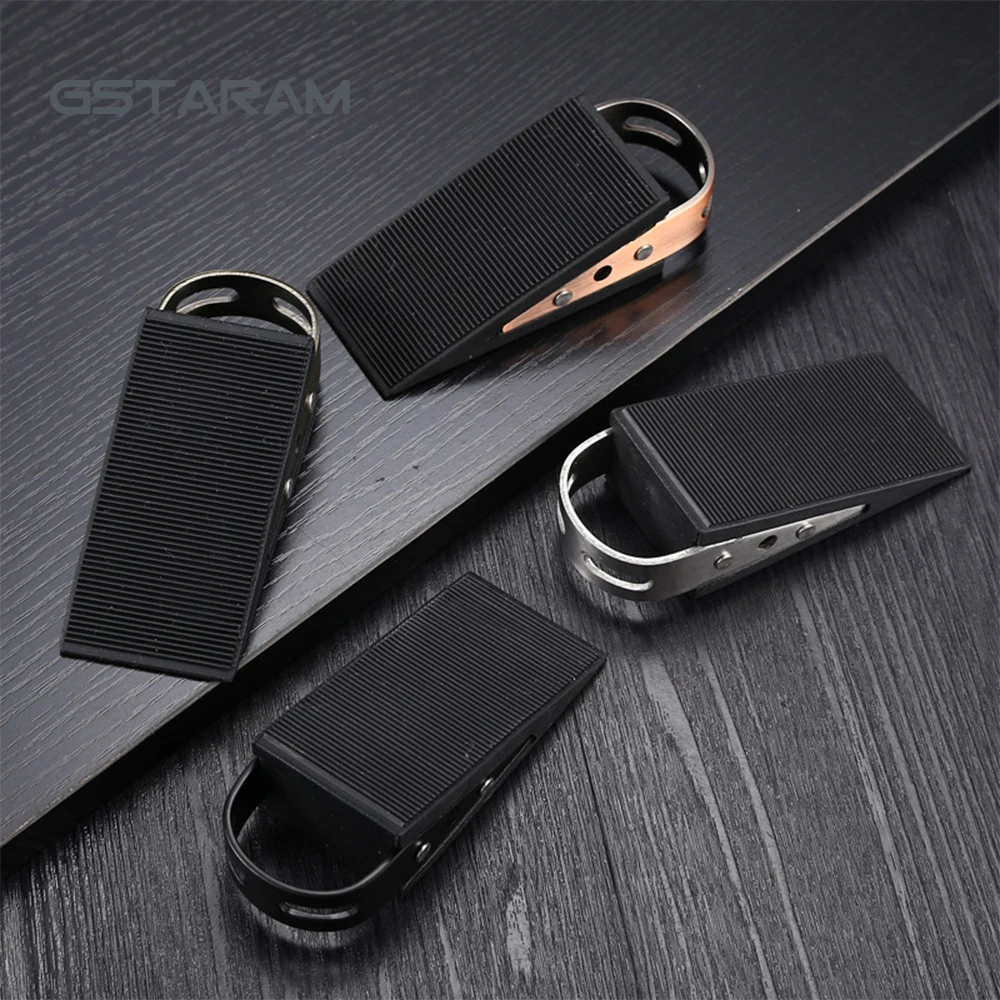 Non-Slip Stainless Steel Hidden Door Stop for Wooden and Glass Doors