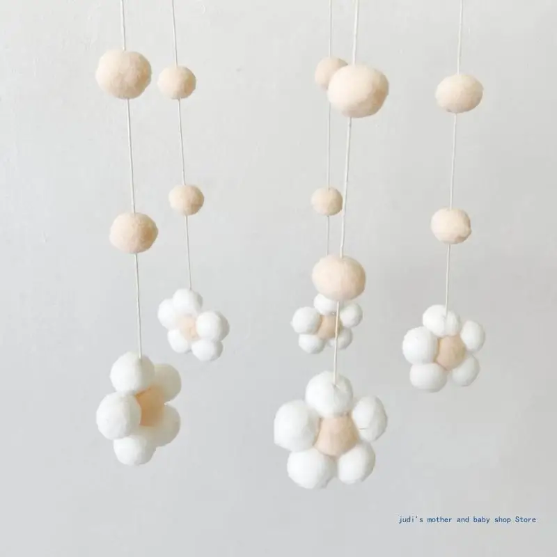 

67JC Plush Baby Play Gym Hanging Baby Wind Toy for Visual Sensory Stimulation