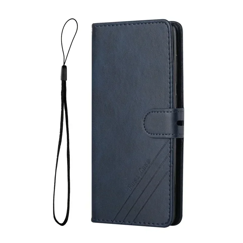 Luxury Leather Flip Wallet Cover