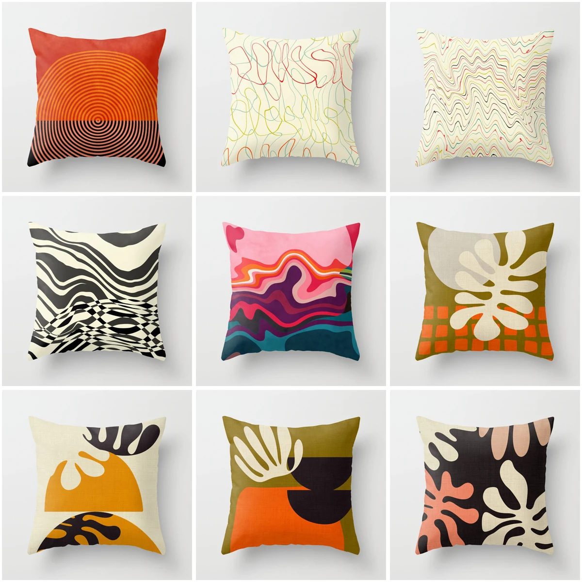 Fundas De Almohada De Estilo Turco Persa Sin Inserto De 18 X 18 Pies Para Funda De Cojín Decorativa Del Hogar (M27363SMBZ-28