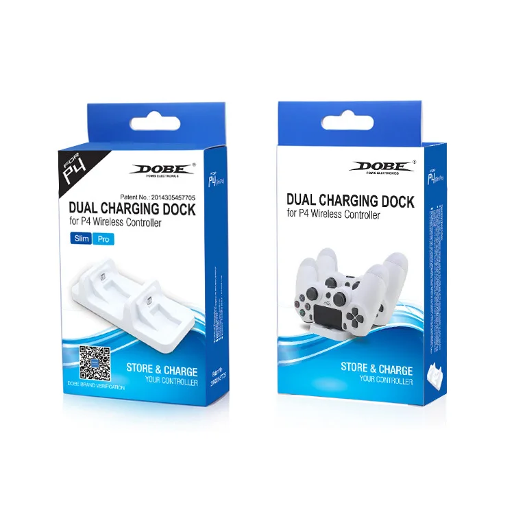 Dual USB Charging Dock for PlayStation 4 Controllers