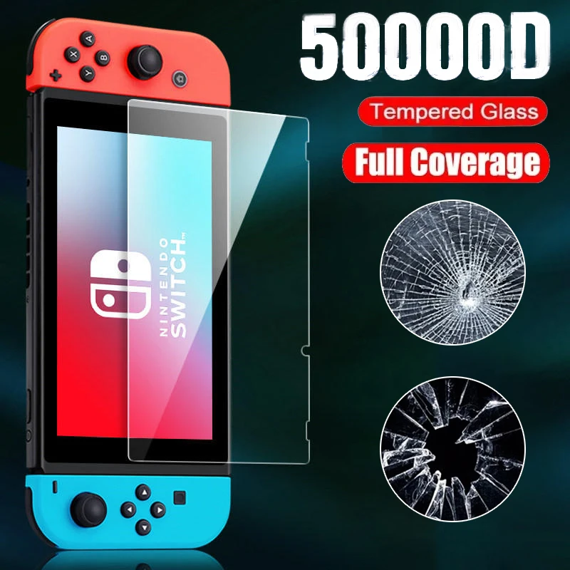 1-3PCS Tempered Glass Screen Protector Film For Nintendo Switch NS /Swith Lite /Swith OLED Full Coverage screen protector film