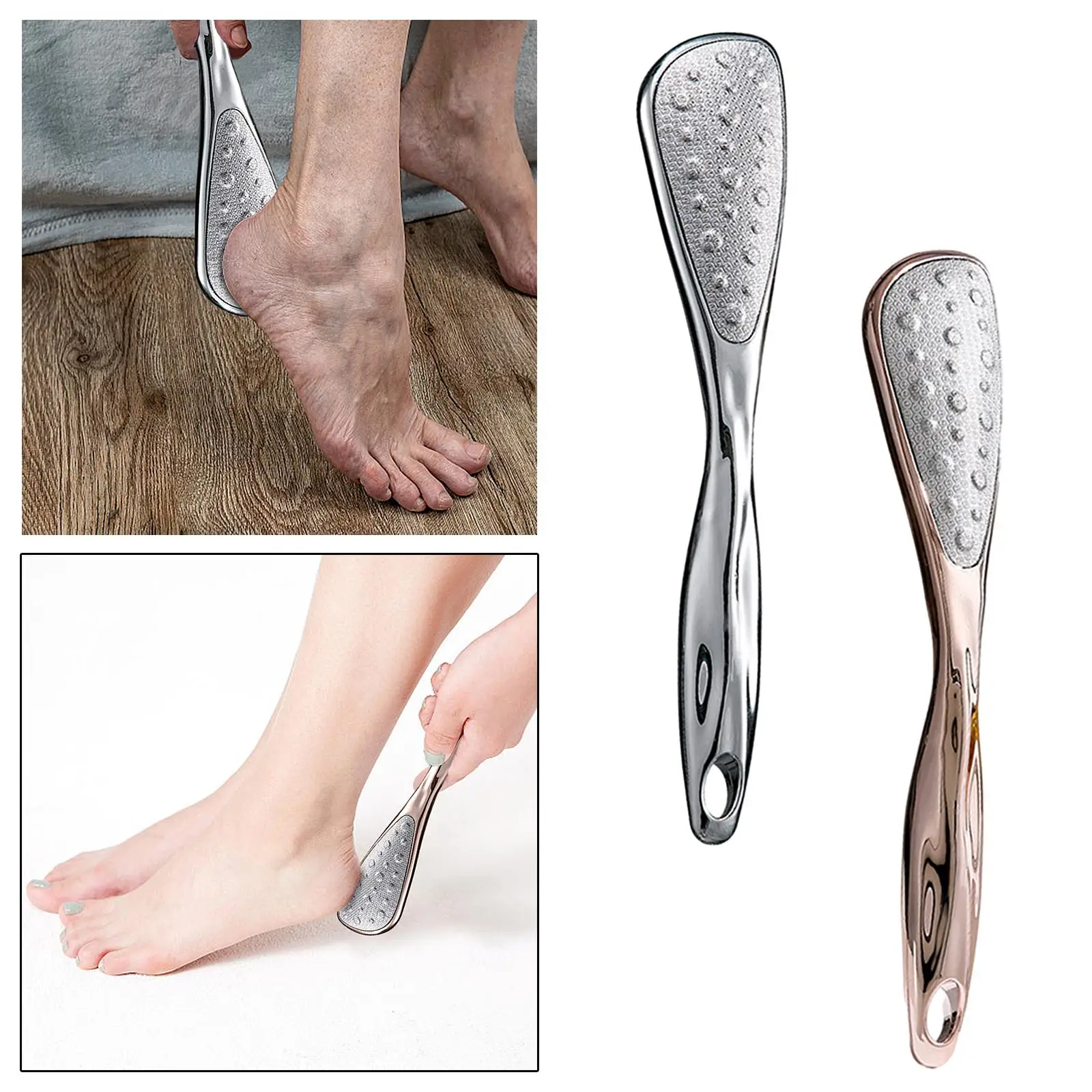 Foot File Callus Remover, Hard Skin Remover, Smooth Skin Men Women Practical Sided Foot File Pedicure Tool for Cracked