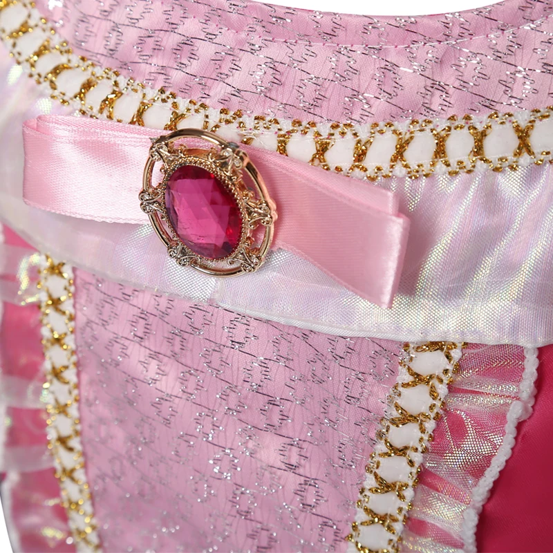 Girl Clothing Sleeping Cosplay Princess Carnival Halloween Costume Girl Party Dress Beauty Christmas 4 8 10 Years