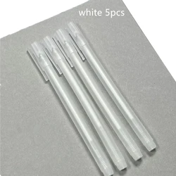 Colorful Pen - Shaped Quick - Drying Glue Stick for Kids' Crafts and Art Projects (White 5pcs)