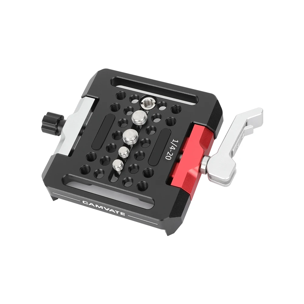 CAMATE Tripod Baseplate For ARRI-Standard Sliding Bridge Plate With 1/4"-20 & 3/