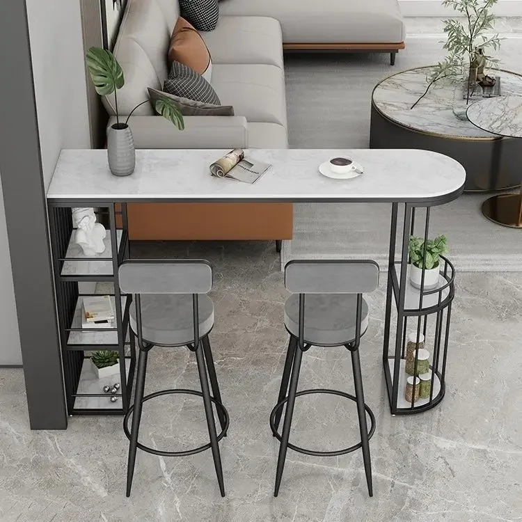 Bar Table and Chairs Bar Table Home Simple Modern Light Luxury Living Room Partition Bar with High Tables and Chairs