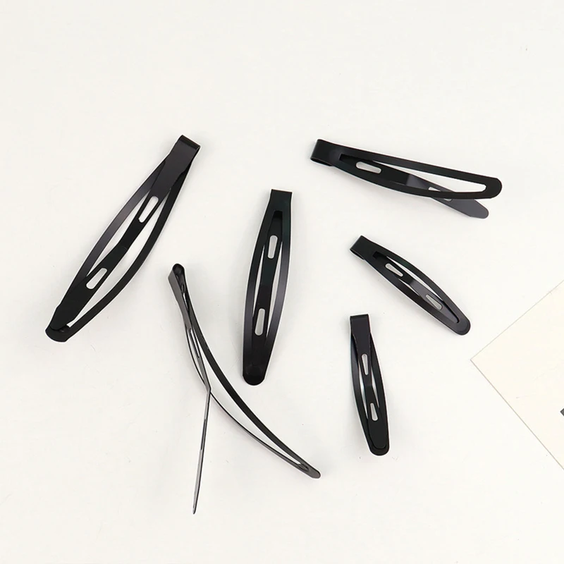 Metal Painted Frosted Hair Clip