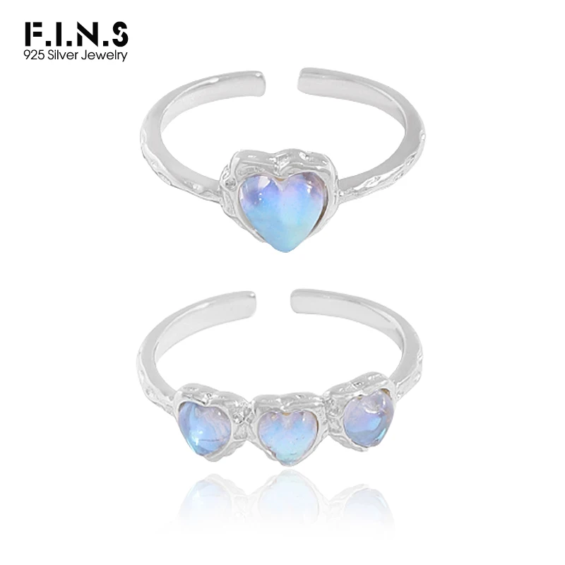 Conjunto De Anillos De Plata 925 Con Sol Y Luna Para Parejas, Anillos De Circonia Cúbica Brillante Azul Cielo, Joyería Fina De Proma, Regalos Para El Día De San Valentín - AliExprs 36
