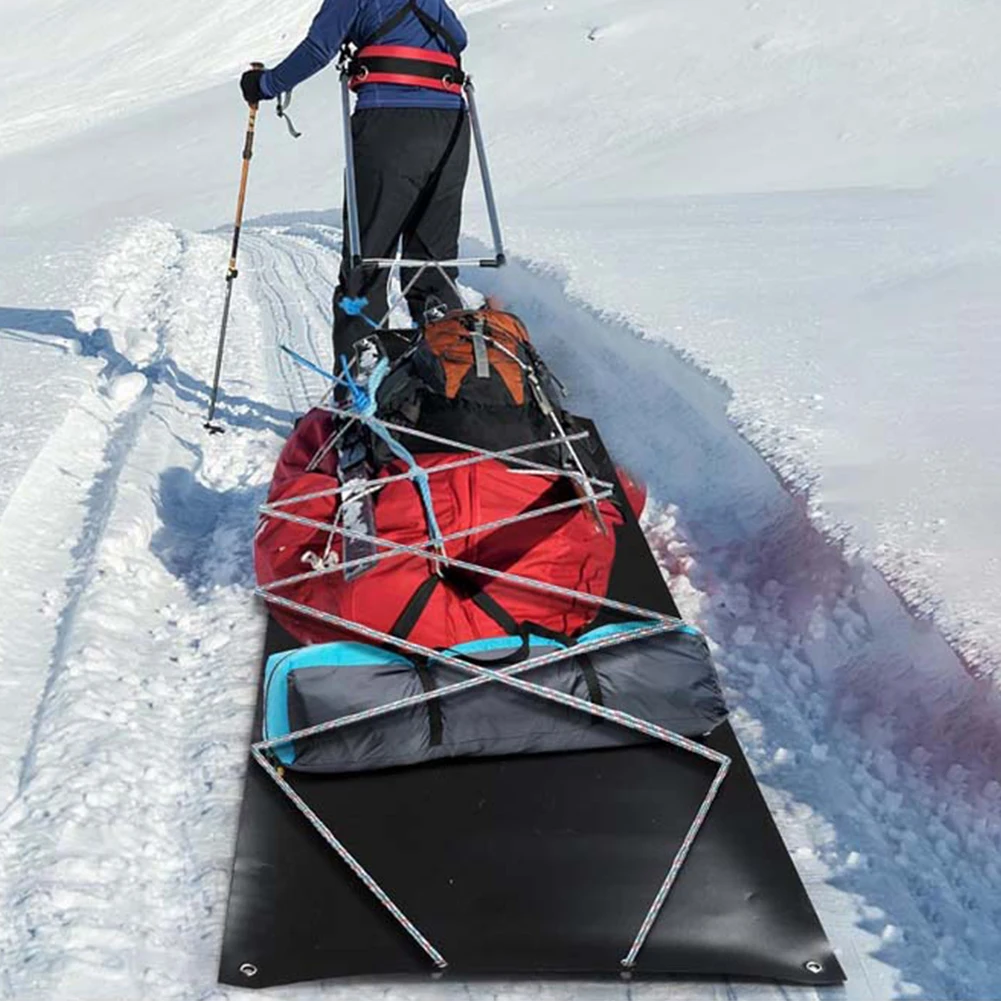 Deer Drag Sled Deer Cart Game Hauler with Rope Multi-Purpose Utility Sled Portable Ice Fishing Perfect Hunting Gift for Men