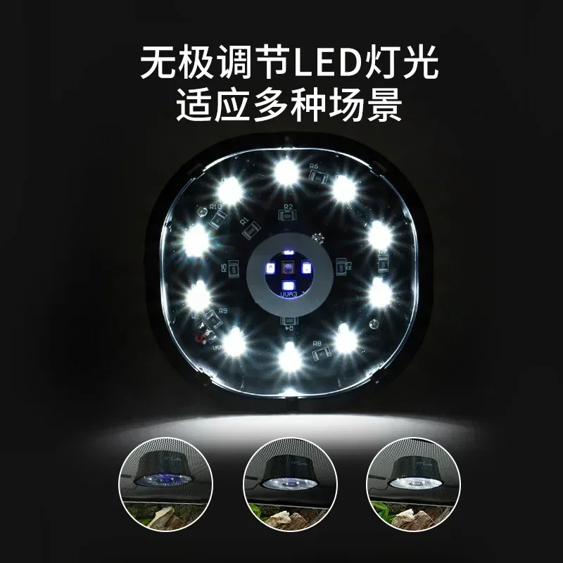 LED/UVB Pets Reptile Lampfor Amphibian Snake Lamp Heat Reptiles Bulb Dual Mode Reptiles Light Lizard Breeding Box Lighting