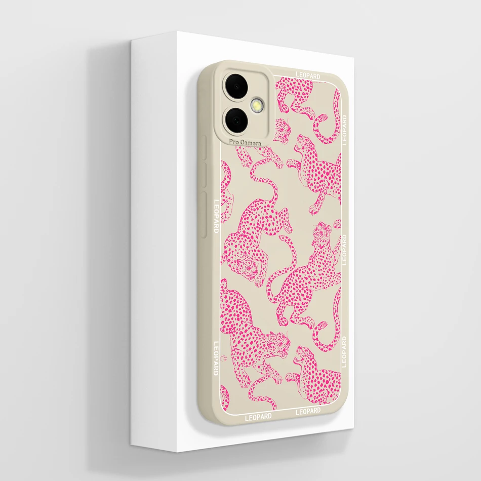Abstract Design Soft Silicone Bumper Case with Camera Protection