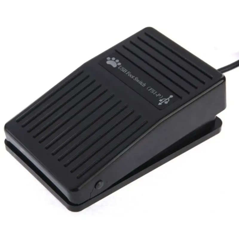 USB 풋 스위치 키보드 페달 HID PC 컴퓨터 USB 액션 스위치 제어, 사전 프로그램 키 기능 마우스 PC 게임