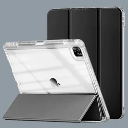 Premium iPad Protective Case with Pencil Holder for Pro 12.9 6th (2022) (Black)
