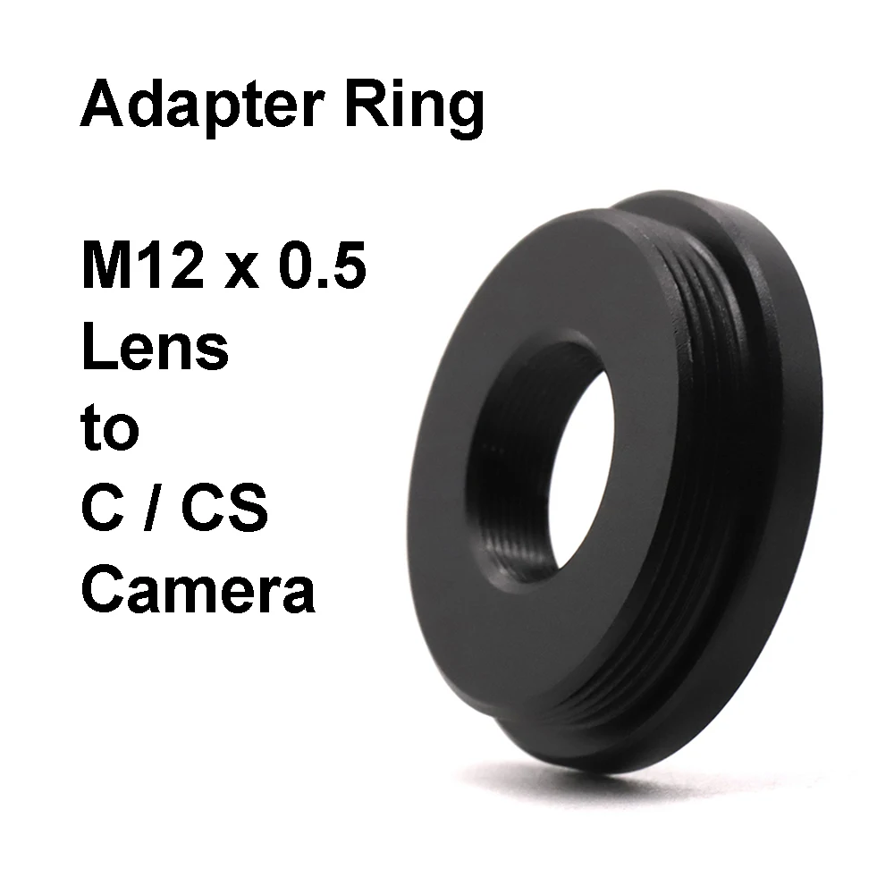 M12CM12CSScrewMountAdapterRingMetalforM12x05Smountlens