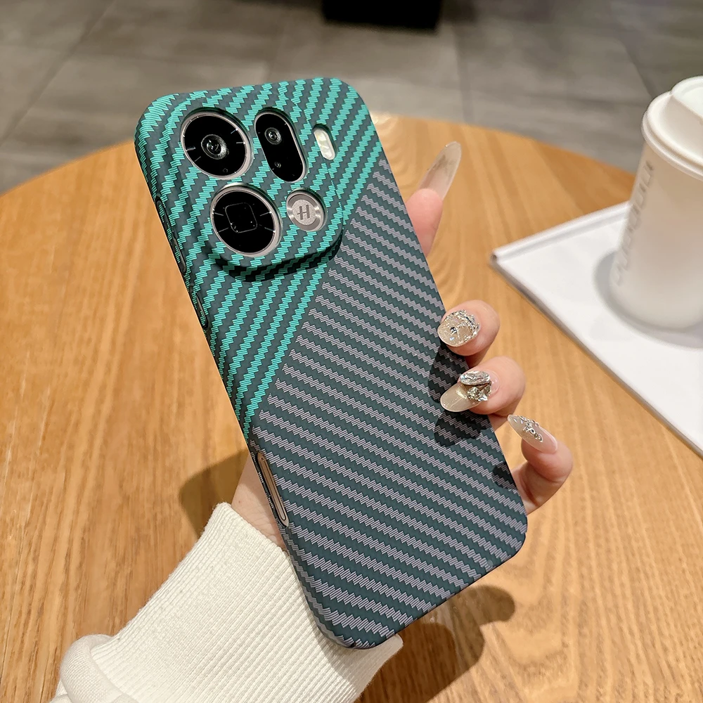 Carbon Fiber Texture Shockproof Camera Lens Protection Case - Hard Shell Bumper Cover
