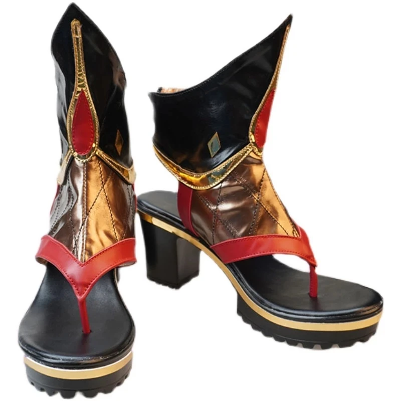 

Game Genshin Impact Kuki Shinobu Shoes Halloween Party Costume Accessories Game Cosplay Boots