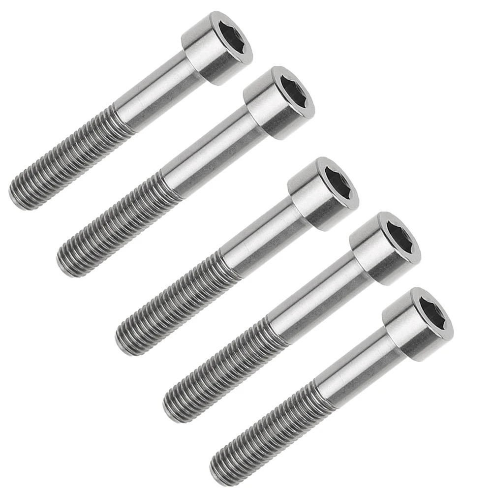 xingxi 5pcs gr5 titanium parafusos m7x40 43mm 05