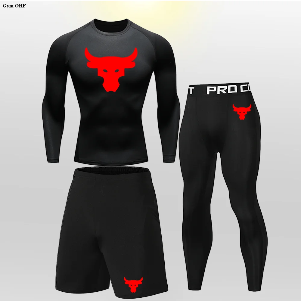 Jiu Jitsu Rashguard Kid's T-Shirts Pants Shorts Running Sets kickboxing Compression Jerseys Rash Guard Gym Clothing Boxing Suits