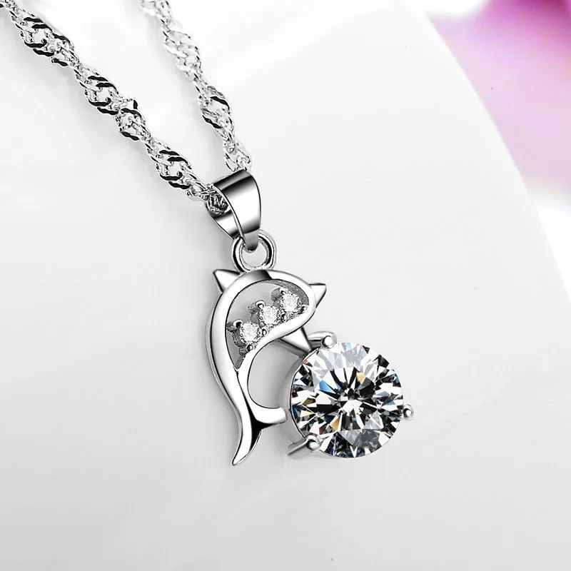 Collier en argent sterling 925 Zircom - Emballage