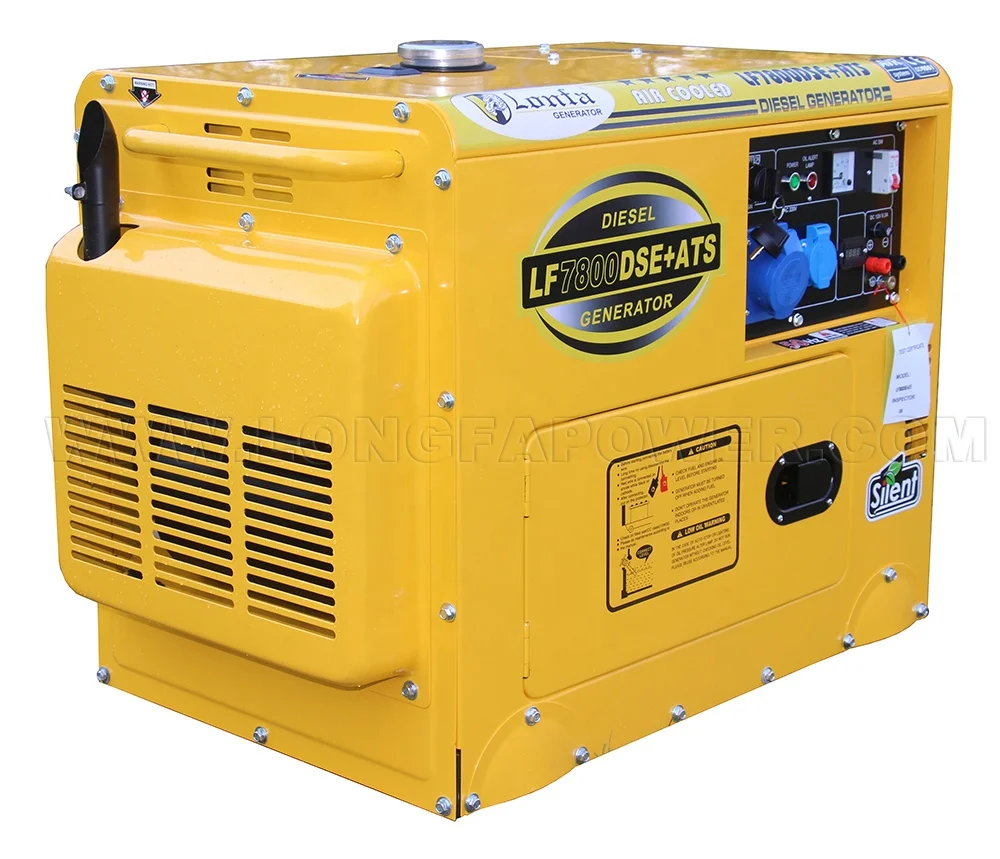 

electric generator 220V 50HZ air cooled 5kva 5kw 6kw 7kva 7kw 8kw 10kw KAMAKIPOR portable silent diesel generator with ATS