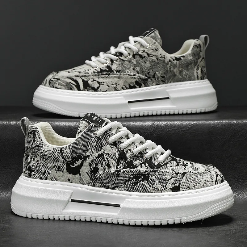2025 Sneakers For Men Breathable Non-Slip Sport Shoes Male Fashion Casual Platform Shoes Comfortable Outdoor Running Shoes 1