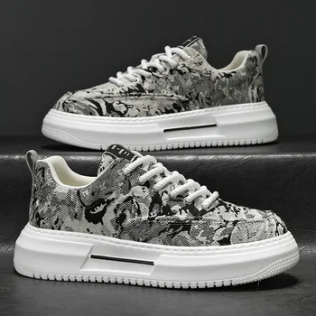 2025 Sneakers For Men Breathable Non-Slip Sport Shoes Male Fashion Casual Platform Shoes Comfortable Outdoor Running Shoes 1
